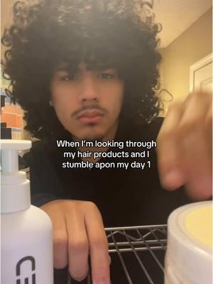 I can’t blame it all on Shea moisture tho I didn’t know what I was doing either.  #hairtok #curlyhead #curlyhair #relateable #sheamoisture 