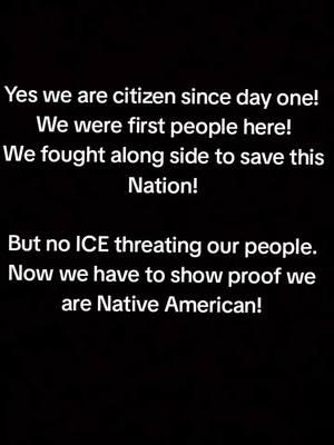 I said what I siad. This is not right and what happening to us Native Americans and others as well. What happen to being United in one? We aren't United no more. This Country is slowly dying in hate and dividing.  #fypage #nativeamerican #staysafe #indeginoustiktok #nativetiktok #indigenouslivesmatter 