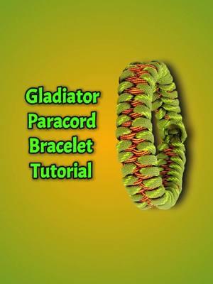 How to make a Gladiator paracord bracelet. Materials used: 80 cm (32 inches) 160 cm (63 inches), 240 cm (95 inches) 550 paracord. #Gladiatorparacordbracelet #Gladiatorparacordbracelettutorial #paracordbracelettutorial #shorts #paracord #bracelet #knot #handmade #DIY #paracordbracelet