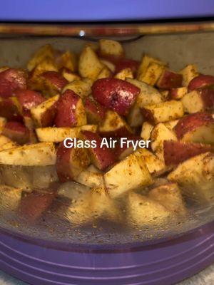 SELF CLEANING GLASS AIRFRYER👩🏻‍🍳 #airfryer #airfryermaster #airfryertiktok #TikTokShop #cooking #selfcleaning #glassairfryer 