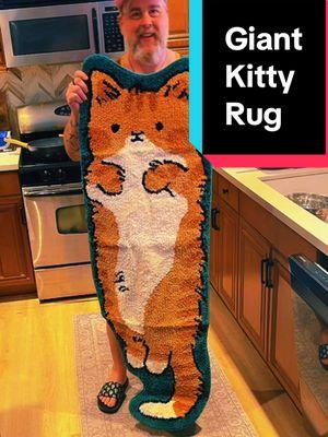 Giant Kitty Rug! So many cats to choose from! #jason_norcross #catrug #catdecor #catcarpet #funnyrugs #dopaminedecor #spotlightfinds #cat #catsoftiktok #rugs   