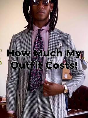 GRWM: How Much my Outfit Costs! #thrashbespoke #mensfashion #suits #blackowned #OOTD #menswear #mensstyle #grwm  #manbag 