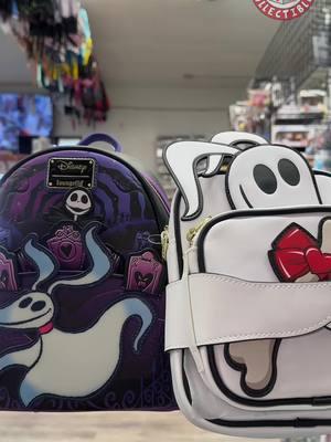 Check out the newest NBC Loungefly set! #loungefly #nightmarebeforechristmas #zero #jackskellington #shopsmall 