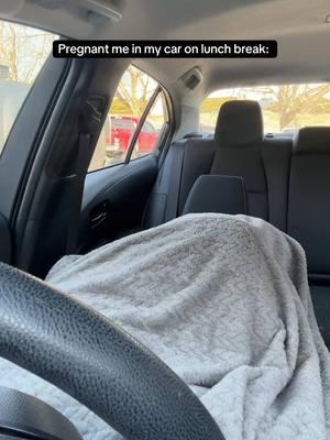 I’m sick of being sick and I’m tired of being tired #pregancytiktok #pregnancy #firsttrimester #work #lunchbreak #nap #carnap #sick #tired #exhausted 