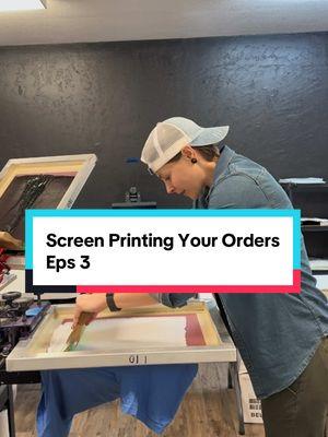 Screen printing your orders #lgbtqia #wlw #sidehustle #tshirtbusiness #lesbian #screenprinting 