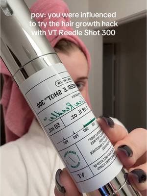 Hair growth hack with VT Reedle Shot 300🤫 p.s it’s available on Costco Next and comes in a 2 pack👀 #vtreedleshot #hairgrowth #hairgrowthhacks #costconext 