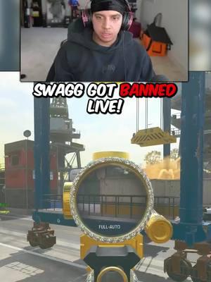 Swagg Got BANNED LIVE 😳#nukesquad #trending #warzone #callofduty #gaming #swagg #fazeswagg #banned