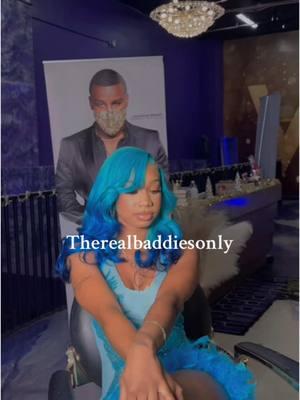 Cookin Wit Kya💙 #cookingwithkya #kya #jonthan #makeover #makeup #hairdid #bluehair #newhair #dressedup #prettygirl #stunning #beauiful #her #thatgirl #behindthescenes #foryoupageofficiall #fyp #blowthisupforme #viralvideo #trending #blue #baddie #cooking #slay #period 