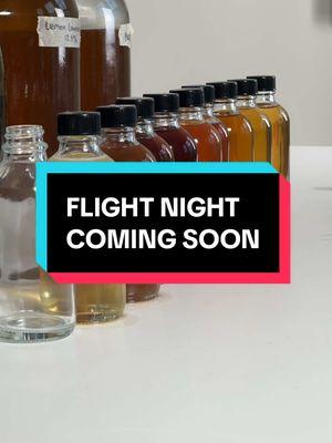 Flight Night. Coming soon!  #mead #meadtok #homebrewing 