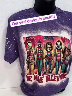 Free shipping! #shirt #tshirt #horror #fyp #valentines #gildan #michaelmyers #trending #jasonvoorhees #chucky #pennywise #freddykruger #viral #freeshipping 