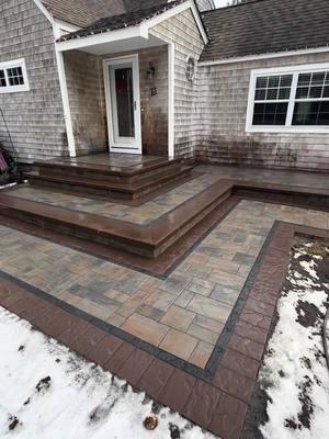 You guys have no idea how much I love this project. In my top 5 of projects. ##pavers##install##onthisday##pavers_install##driveway##drivewaygoals 