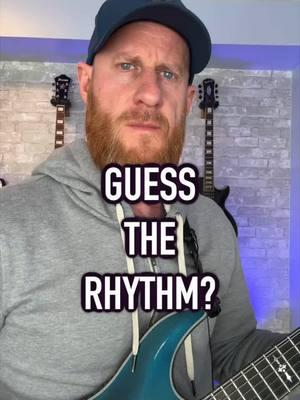 Guess the Rhythm? #guitar #guitarplayer #guitarlessons #guitarteacher #learnguitar #electricguitar #playguitar #howtoplayguitar #guitaressentials #rhythmgame #rhythm