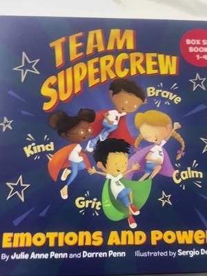 What I love about the Team Supercrew book! It is rooted in Cognitive Behavorial Therapy. I learned some tips myself. We love reading positive books or stories every night. These are so worth it! It’s a fun way to learn great coping tools! #books #booksfortoddlers #toddlers #teamsupercrew #cbt #cognitivebehavioraltherapy #learning #coping #kindness #brave #calm #grit #education 