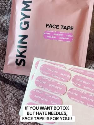 IF YOU WANT BOTOX BUT HATE NEEDLES, FACE TAPE IS FOR YOU!! This Skin Gym Product is a 10/10! I honestly cannot believe how quick and how well they work! #facetaping #skincaretips #skincareroutine #grwmroutine #grwmskincare #beautyhacks #wrinkletreatment #finelines #facetape #skingym #skincareroutine #skincaretips #skincareover40 #over40club #over40skincare 