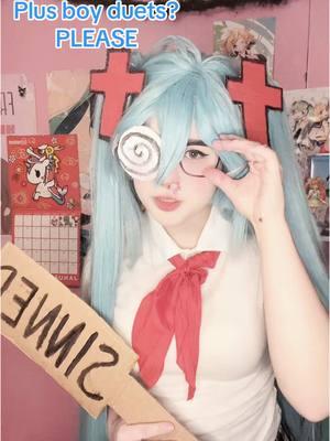 She wants her man to want a man #cutecore #cutecore🎀🦴🍮🐾 #sanrio #Cosplay #anime #vocaloid #fyp #mikuhatsune #miku #mikucosplay #hatsunemiku #confessionofarottengirl #confessions #rottengirl #mikurottengirlcosplay 