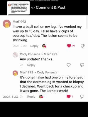 Replying to @Meri1992 that is incredible news!! Thank you so much for coming back a year later with that update 😊  #apricot #seeds #soursop #update #storytime #healing #heal #wellness #fyp #fypシ  #viralvideo #fyppppppppppppppppppppppp 