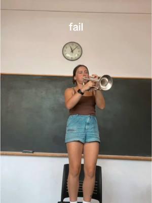 sometimes it just doesn’t work LOL this is so funny to me i forgot i did this #bandkid #kidinband #band #trumpetplayer #trumpet #🎺 #collegeband #classicaltrumpet #jazztrumpet #musiciansoftiktok 