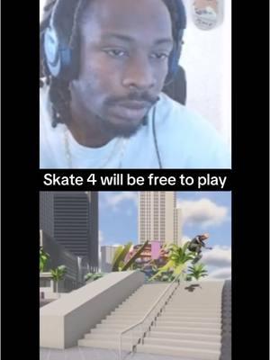 Skate 4 is gonna be free!! Full video on YouTube! Link in bio!! @skate.  #skate #fyp #viral #fun #gaming #video #games #skate4 #update #free #freetoplaygame #Skateboarding #reaction #youtube 