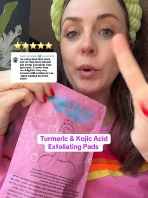 Replying to @Colleen 🦋 🩷yes! I love these so much!! Turmeric & Kojic Acid exfoliating facial pads. For brighter and glow skin! #TurmericExfoliatingPads #ExfoliatingPads #turmerickojicacidsoap #TurmericSkinCare #FaceWash #FaceWash #FaceExfoliation #ExfoliatingPadsForFace #Vitaminc #teenskincare  ##kojicacid##kojicacidsoap##naturalskincare##naturalskincareproducts##agingskincare##matureskincare##agingskin##matureskin##aginggracefully##agingwell##over40skincare