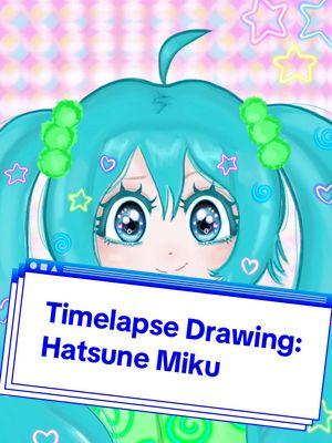 I tried a different brush for once and I created this! i should’ve left the cute cat at the top of her head 😂 #miku #mikumiku #hatsunemiku #mikuhatsune #mikuvocaloid #vocaloid #timelapseart #timelapse #art #artwork #digitalart #digital #cuteart #cute #animeeyes #anime #mikufanart #fanart #timelapsevideo #smallartist #artistsoftiktok #artoftiktok 