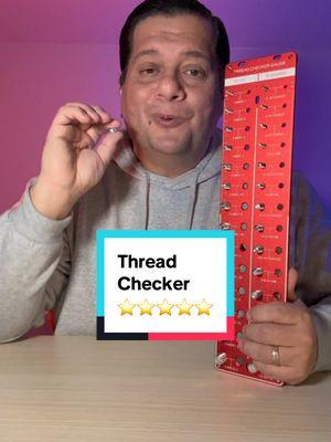 This Thread Checker is a massively important tool for me. I can finally organize my drawer full of loose screws, nuts and bolts! Two thumbs up! 👍👍 #tinoreviews #techreview #techreviewer #gadgetreview #threadchecker #threaddetector #garagefinds #toolsofthetrade #tools #screws #mechanic #craftsman 