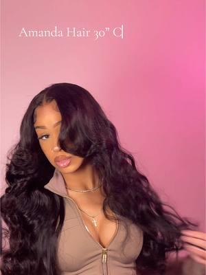 Glueless Loose Wave Curtain Bangs wig 30 inch only $199. hair from @Amanda Hair Store link in b!o 🔗 #amandahair #curtainbangs #missparkerrr #bribass #wiginstall 