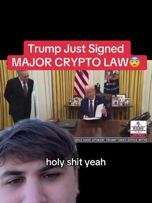 #Trump Signed MAJOR #Crypto Law😨 #Cryptocurrency #Cryptok #CryptoTrading #Bitcoin #Ethereum #BTC #ETH #XRP #Ripple #TradeshipUniversity #Sol #Trading #RLUSD #DOGE #ElonMusk #Memecoin 