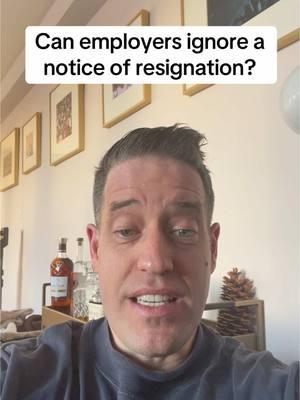 When employees give notice of resignation #employmentlaw #employmentlawyer #fyp 