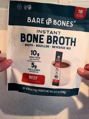 Stay fueled on the go with Bare Bones Instant Bone Broth! 🥣💪 Packed with 10g of protein and rich beef flavor, it’s the perfect way to stay nourished wherever life takes you. Just add hot water and sip your way to satisfaction. Healthy, delicious, and instant! #BoneBrothOnTheGo #InstantBoneBroth #10gProtein #HealthySnacks #BeefBroth #QuickNutrition #SipAndGo #ProteinBoost #HealthyLiving #BoneBrothBenefits 