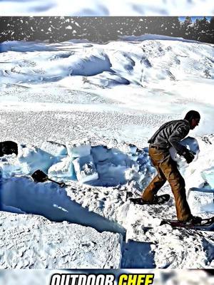 Camping under the snow in Hot tent #snowcamping #bushcraft #survival #camping #Outdoors #outdoorboys #fyp 