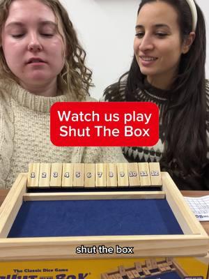 First one to shut the box wins 🏆 #shuthebox #shuttheboxgame #gamesfortwo