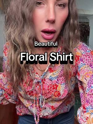 BRING ON THE SPRING with this beautiful floral boho shirt! #floraltop #floralshirt #floralblouse #bohotop #springoutfit #colorfulshirt #womensfashion #spotlightfinds #tiktokshopjumpstartsale #tiktokshopnewyearnewaura #GiftGuide #tiktokshopcreatorpicks #ttslevelup #tiktokshopfinds #tiktokshopdeals #TikTokShopFashion #fashionlookbook 