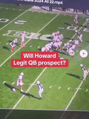 Legit👀 #willhoward #ohiostate #cfb25 #pennstate #nfldraft #filmbreakdown #sportstiktok #footballtiktok #foryoupage #explorepage #foryou 