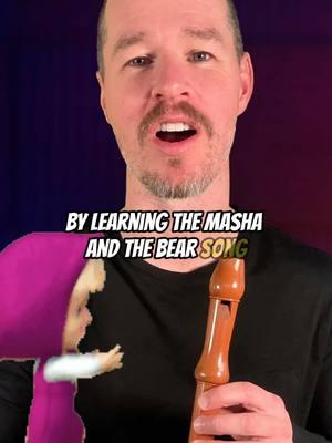 Masha and the Bear Theme Song recorder tutorial  #recorder #tutorial #easy #songs #howto #learn#meme #learnrecorder #masha #phonk #mashaandthebear 