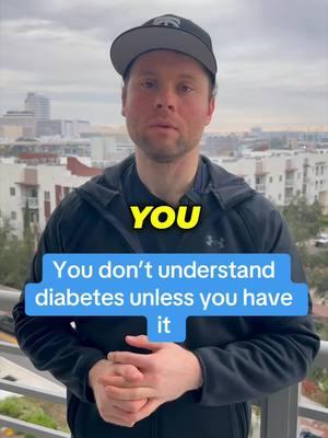 you dont understand diabetes unless you have it Imagine this: It's cold outside, so you decide to travel somewhere warmer for a long weekend with your pals. Before anything else, you have to pack an entire backpack full of diabetes supplies for your insulin pump, back up supplies, backup insulin, etc., so you're ok no matter what happens. Then, you have to get wanded through TSA since your continuous glucose monitor and insulin pump are picked up by the scanner. Then, you have the pleasure of sitting on a plane for 2.5 hrs, so you are likely going to be insulin resistant since youre not moving. Your blood sugar starts to go up. You’re also at a high altitude, so you’re getting more dehydrated, which only makes the blood sugar go up more. You can’t over-correct with insulin, or you’ll end up low when you get off the plane and start moving. But you also dont want to show up at 275 and feel like garbage. You’re hungry mid flight, so you have to have a snack, but since your number is higher, you hesitate and go for a protein only option…which the flight doesn’t offer since every airplane offers high carb snacks. You get off the plane in weather that is 50 degrees warmer than where you live, and you start to tank for merely existing. This is just PART of what we go through as people living with diabetes. #typeonediabetes #diabetesproblems #diabeteslife #highbloodsugar #t1dlookslikeme 