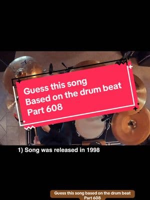 Can you guess this song based on the drum beat? Part 608 #guessthesong #guessthissong #guessthesongchallenge #googoodolls #alternative #alternativemusic #drumset #guessthesongdrums #drumbeat #drumbeatchallenge #realdrums #REALDRUM #anysongchallenge #guessthesongname 