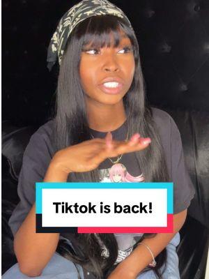 TikTok is Back! It’s time to get it together & Post that content!  #2025 #tiktokcreatorfund #tiktokcreatorprogram #postthecontent #postthatcontent #fyp #relatable #tiktokban #tiktokisback #creator #howtomakemoneyontiktok 