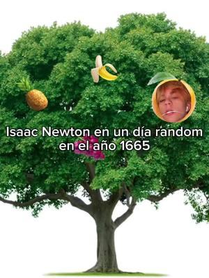 gracias a Carlos naranja Isaac Newton descubrió la gravedad #gravedad #arbol #naranja #carlosalberto 