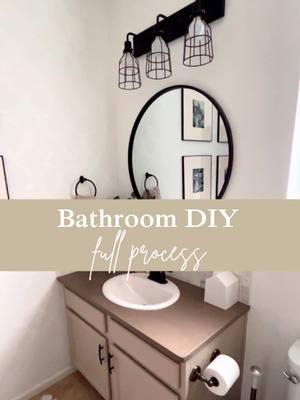 Here’s the full transformation of my downstairs powder room! I wanted to create a bright, airy vibe in this small space, and I’m so happy with how it turned out. The simplicity makes it feel so fresh and inviting. I tackled this project when I was seven months pregnant! Looking back, I have no idea where that burst of energy came from—because I haven’t found it since. 😅 #DIYBathroom #BathroomMakeover #PowderRoomRefresh #DIYHomeProjects #SmallSpaceDesign #BathroomGoals #DIYDecor #HomeImprovement #BathroomInspo #BudgetFriendlyDIY #RenovationIdeas #DIYRenovation #BathroomTransformation