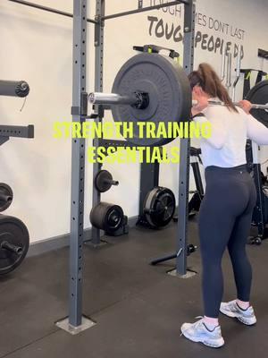 Join NASM CPT Marlee for strength training essentials: squats, bench presses, and deadlifts! Barbell Squat: Improve posture, lifting, and athleticism (think jumping and running). 1️⃣ Load the barbell with the right weight. Stand under it, feet shoulder-width apart. 2️⃣ Grip the bar slightly wider than your shoulders, palms forward, elbows down & slightly back. 3️⃣ Brace your core, squat low with control, and initiate movement with your hips. > Modification: Use a dumbbell at chest level for goblet squats. Barbell Bench Press: Strengthen pushing power for tasks like pushing a stroller or heavy doors. 1️⃣ Load the barbell, lie on a bench, and keep head, back, and hips stable. 2️⃣ Grip the bar just wider than shoulder-width, inhale, lower it to your chest, exhale, and press back up. > Modification: Use a medicine ball—"play catch" by throwing and catching it at chest level. Barbell Deadlift: Engage multiple muscle groups for lifting, climbing stairs, or standing up. 1️⃣ Stand close to the barbell, feet shoulder-width apart. 2️⃣ Grip the bar (overhand or mixed) just outside your knees, lower hips, keep a straight back, and brace your core. 3️⃣ Lift the bar by driving through your feet, using your legs and hips. 4️⃣ Squeeze glutes, lockout hips, body fully extended with shoulders pulled back and chest up. > Modification: Use kettlebells or dumbbells to scale weight and improve coordination. Perform each for your desired reps, and feel the strength build! 💪 Save and share these exercises with your fitness community! Interested in getting #NASMCertified? Head to the link in bio for more info. #foryou #foryoupage #fyp #fy #fypage #gymt #GymTok #gymtiktok #gymtips #gymtime #trainwithme #strength #strengthtraining #strengthchallenge #barbell #barbellchallenge #barbellsquats #barbellworkout #squat #squats 