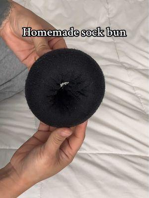 Replying to @LayLay Homamde sock fun for the win #sockbun #bun #slickbackbun #militaryhair #armygirl #militarywomen #fyp #militarybun #hair 