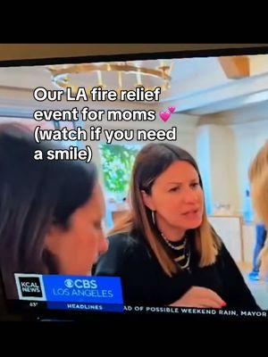 Our LA fire relief for mamas 💕 there are no words. I’m so grateful to everyone who contributed or volunteered. I hope this segment makes you smile!! @Good Carma @KCAL News  #lafires #lafires2025 #losangeles #womensupportingwomen #positivestories #positivenews #positivenewsstories #goodnewsnow #goodnewsontiktok #upliftingwomen #upliftingvideos #volunteers #jamiemakeup #goodcarma 