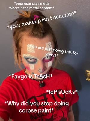 My opps don’t understand that I can love more than just one genre of music I swear it’s super funny tho #alternative #yallternative #algorithm #fypシ #xyzbca #fyp #musictok #faygo #whoopwhoop #icp #sfxmakeup #clown #sillytime #metal #emo #punk #polyjamorous 