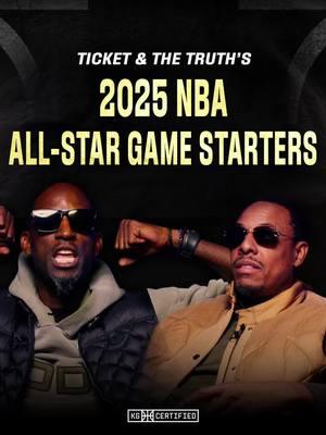 Who will be the East and West starters? ⭐  KG and Paul list out their prime squads for both conferences ahead of tonight’s reveal. An all-new episode of Ticket & The Truth drops Friday on the KG Certified YouTube. #NBA #ASG #AllStarGame #kevingarnett #paulpierce 