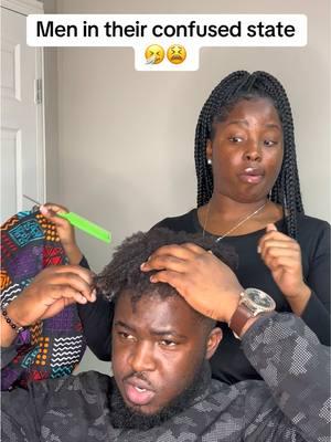 Please can someone explain what style he wants 🤧I’m tired  . . . #hair #hairtransformation #hairtutorial #hairchallenge #hairproducts #hairtutorial me #hairtiktok #hairyideos #haircolororganizing  #hairideas #hairjourney #hairgrowth #hairgoals #hairtok #pranks #haircut #braids #bohobob #goddessbraids #braidstutorial #braidstyles #trendingbraidstyles #foryou #fypシ゚viral  #salonpranks 