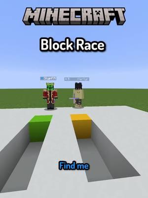 Minecraft Block Race #Minecraft #minecraftmemes #memes #funny #slyp 