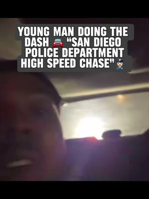 Young Man Doing The Dash 🚘 “San Diego Police Department High Speed Chase”👮🏻‍♂️ #sandiego #sandiegopolice #doingthedash #runningfromthecops #police #highspeedchase #policepursuit #therealspillentertainment #fyp #darealspillentertainment #viral 