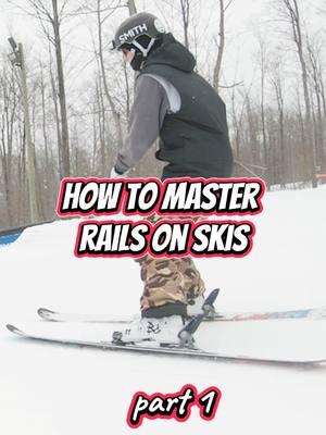 Locking into rails and staying balanced while sliding them is a hard thing to learn for many skiers, and today I wanted to break down the technique that'll make it so much easier for you. This is honestly the most important skill to learn for rail skiing. . #skiing #ski #skier #railskiing #parkskiing #howtohitrailsonskis #railsonskis #skitricks #skitok #fyp 