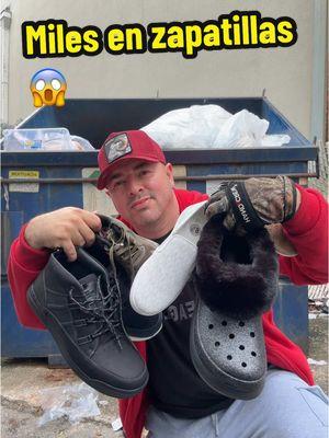 Muchísimas zapatillas hoy en el dumpster 😱😱😱🔥✊🇺🇸 y de buena marca una locura lo de hoy #fyp #usa_tiktok #usa🇺🇸 #fypシ゚viral #dumpsterdadreal #dumpsterdiving #viralvideo 