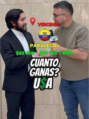 🌟 ¡Desde Ecuador al éxito en EE.UU.! 🌟 Conoce a Fernando, un abogado ecuatoriano 🇪🇨 que llegó con una beca a la Universidad de Washington 🎓. Hoy trabaja como paralegal en un bufete de renombre, demostrando que los sueños se cumplen con esfuerzo y determinación. 💼💪 🎯 #CuantoGanasUSA #LatinosProfesionales #EcuadorEnUSA #SueñosCumplidos #AbogadoLatino #ParalegalLife #HistoriasDeExito #LatinosEnEEUU #UniversidadDeWashington #EmigrarConProposito 